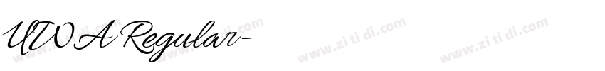 UWA Regular字体转换 UWA Regular字体转换